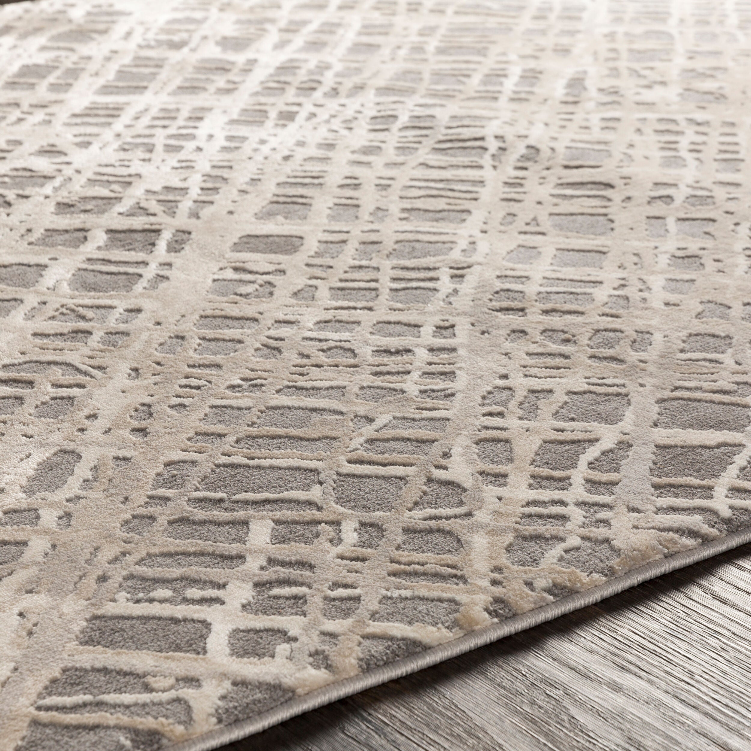 Surya Tibetan TBT-2316 Medium Gray Area Rug by LIVABLISS