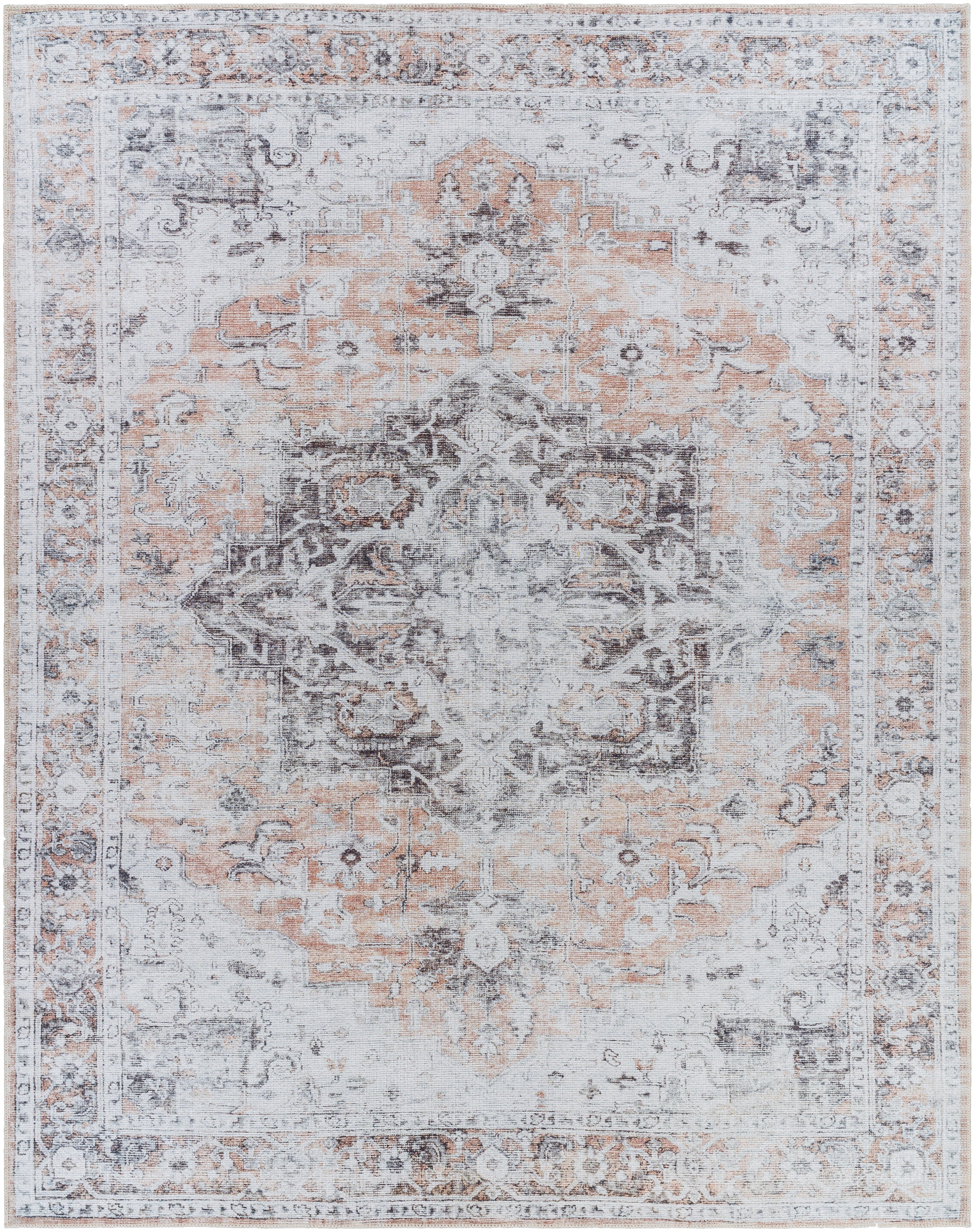 Surya Tahmis THI-2702 Beige Machine Washable Area Rug by LIVABLISS
