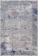 Surya Tahmis THI-2708 Dark Blue Machine Washable Area Rug by LIVABLISS