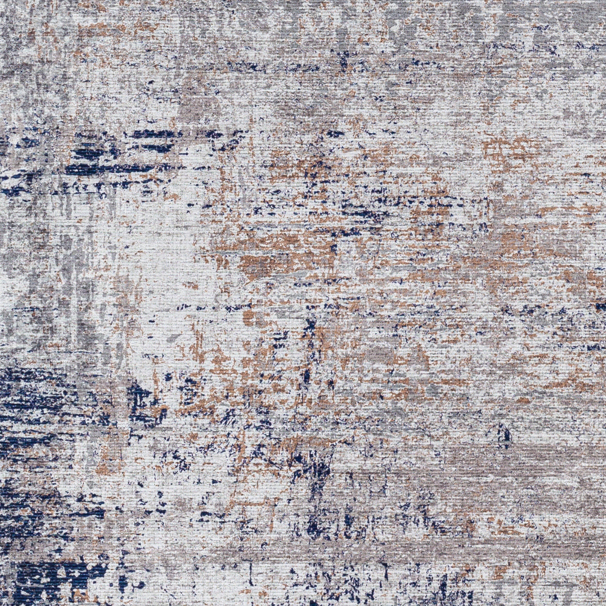 Surya Tahmis THI-2708 Dark Blue Machine Washable Area Rug by LIVABLISS