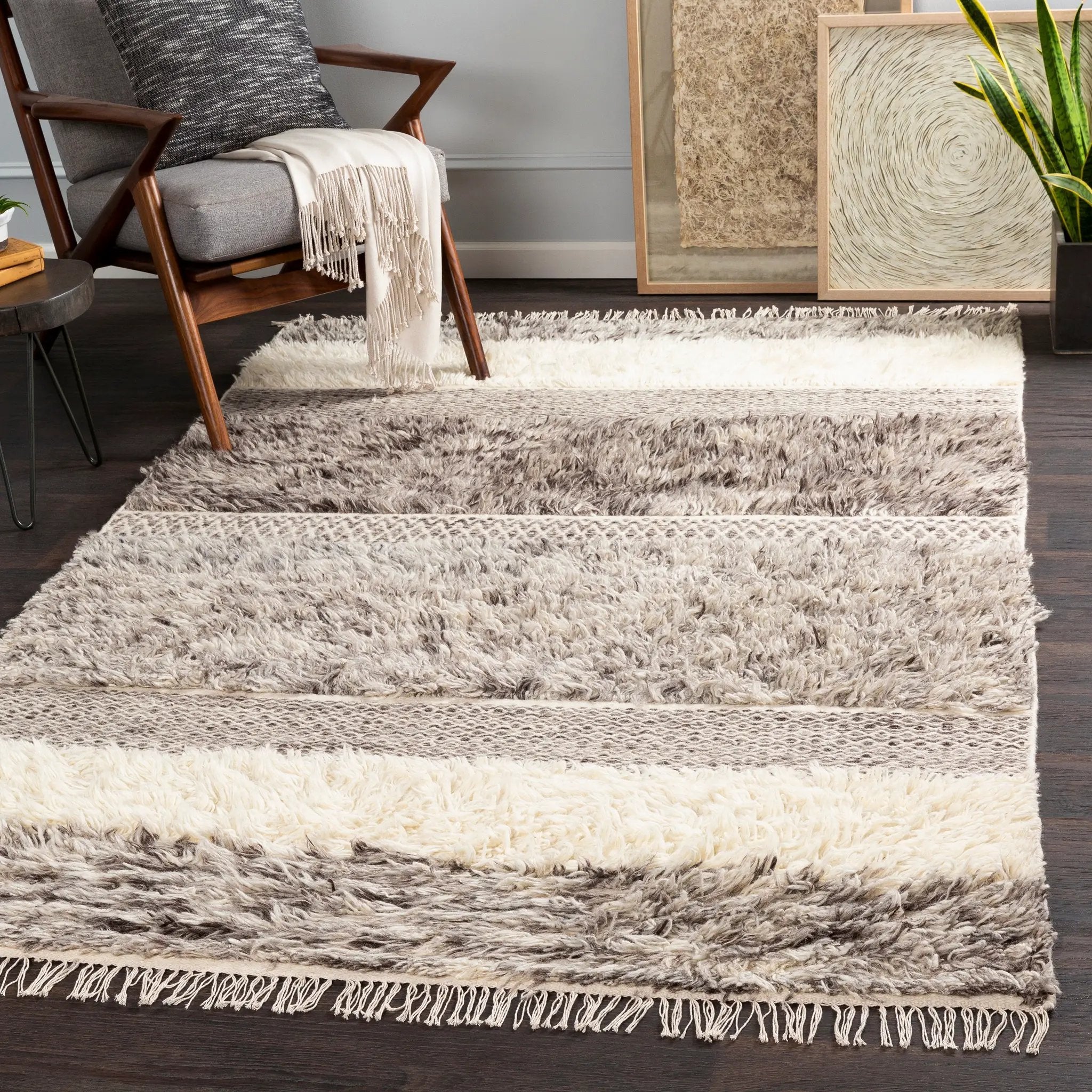 Tulum TMU-2302 Beige Area Rug by LIVABLISS