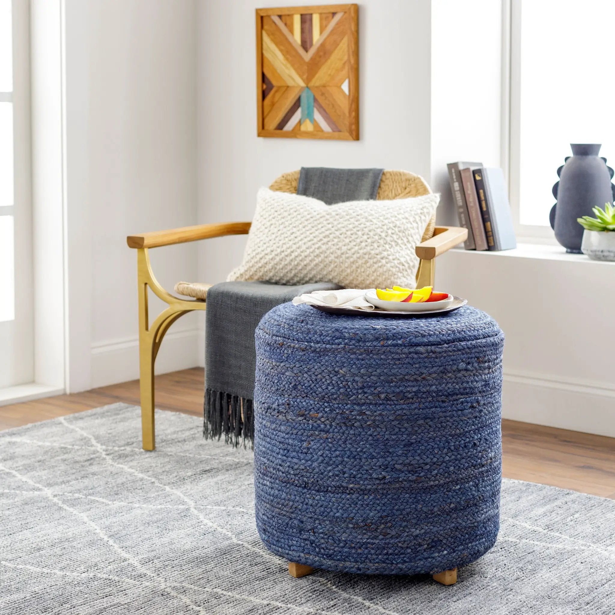 Tropics TPP-001 Ottoman by LIVABLISS