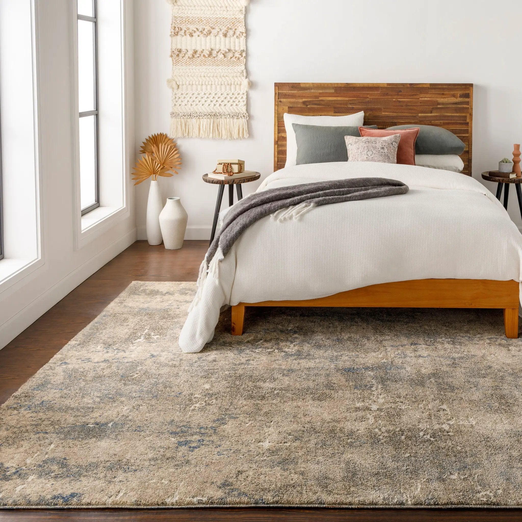 Tuscany TUS-2306 Blue Area Rug by LIVABLISS