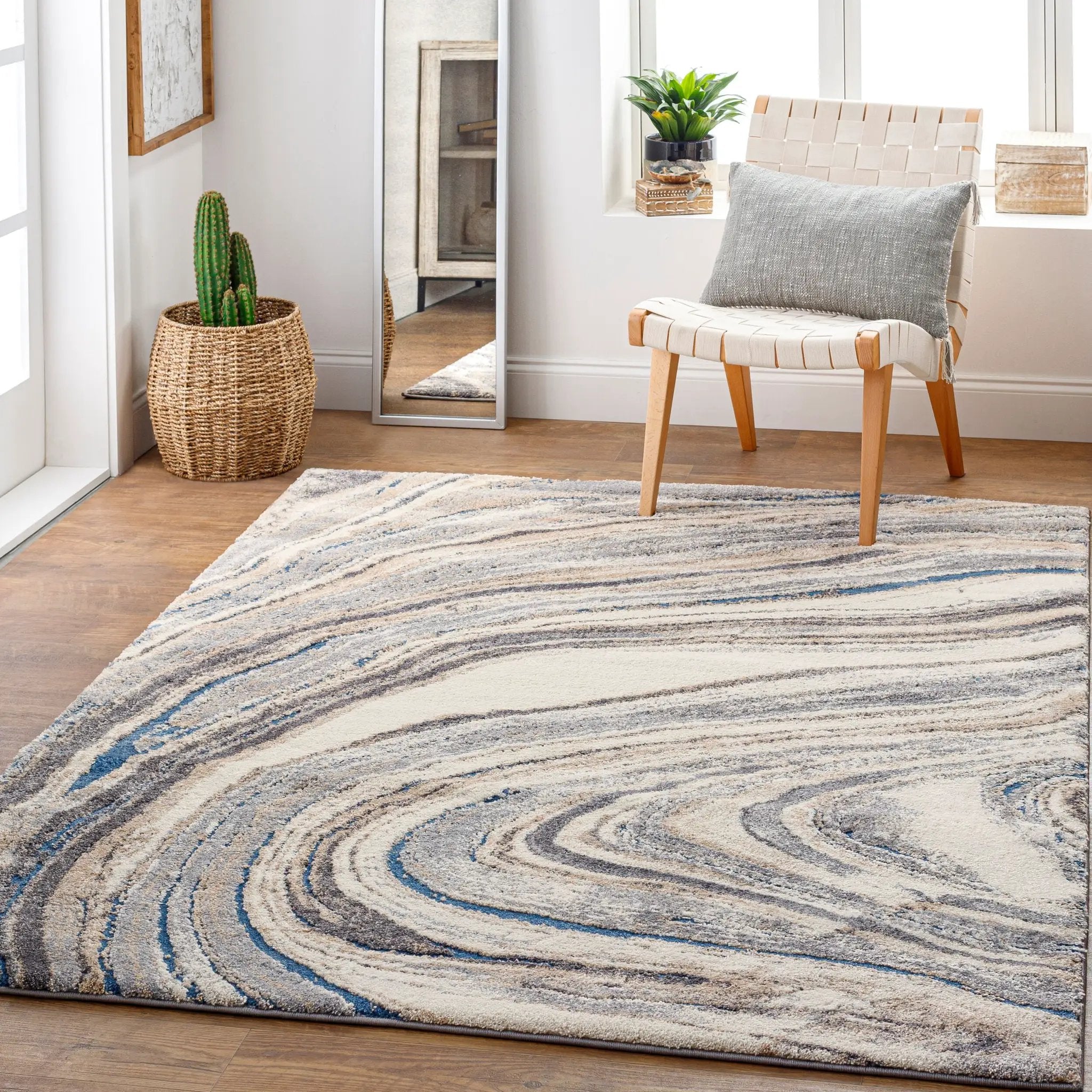 Tuscany TUS-2315 Ivory Area Rug by LIVABLISS