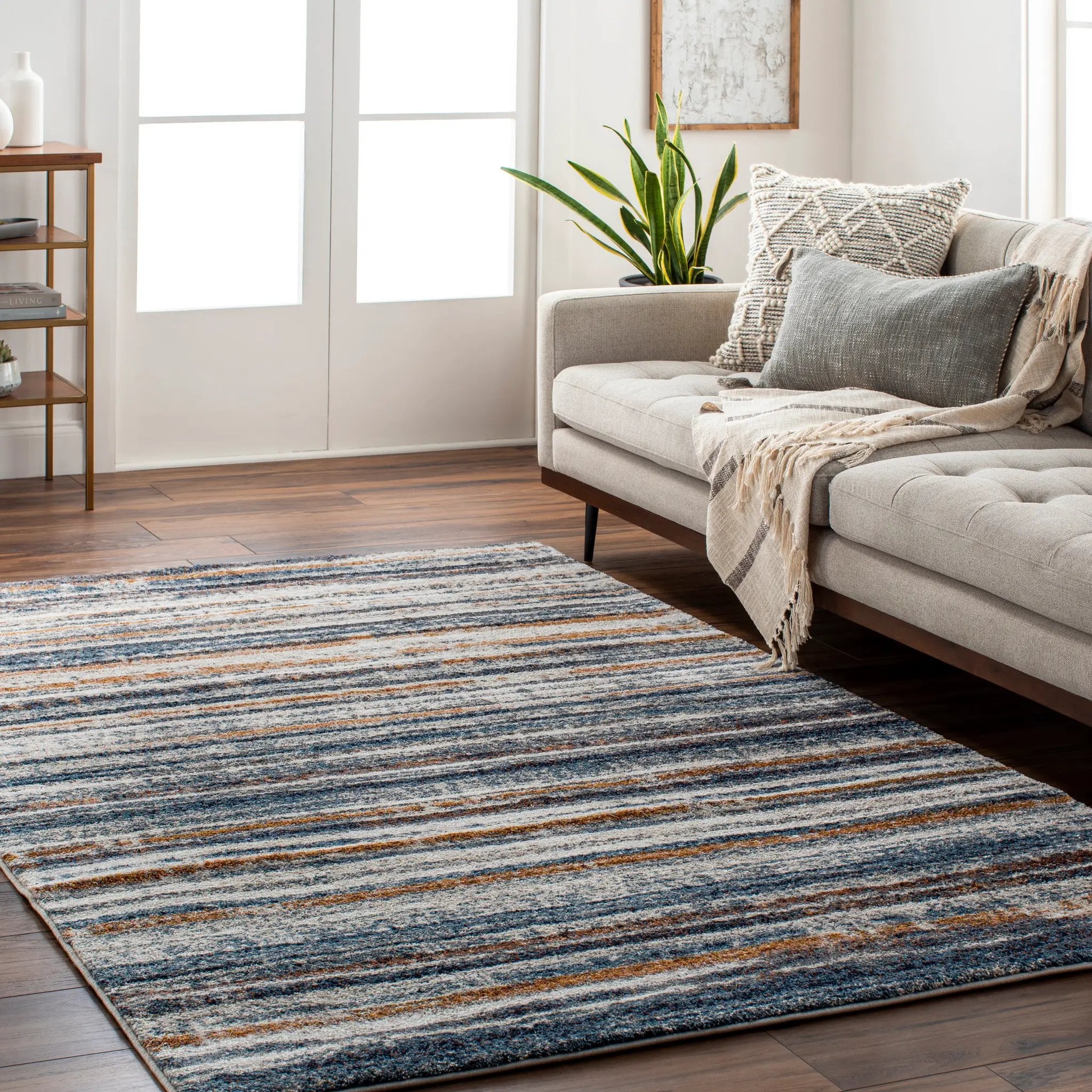 Tuscany TUS-2337 Blue Area Rug by LIVABLISS