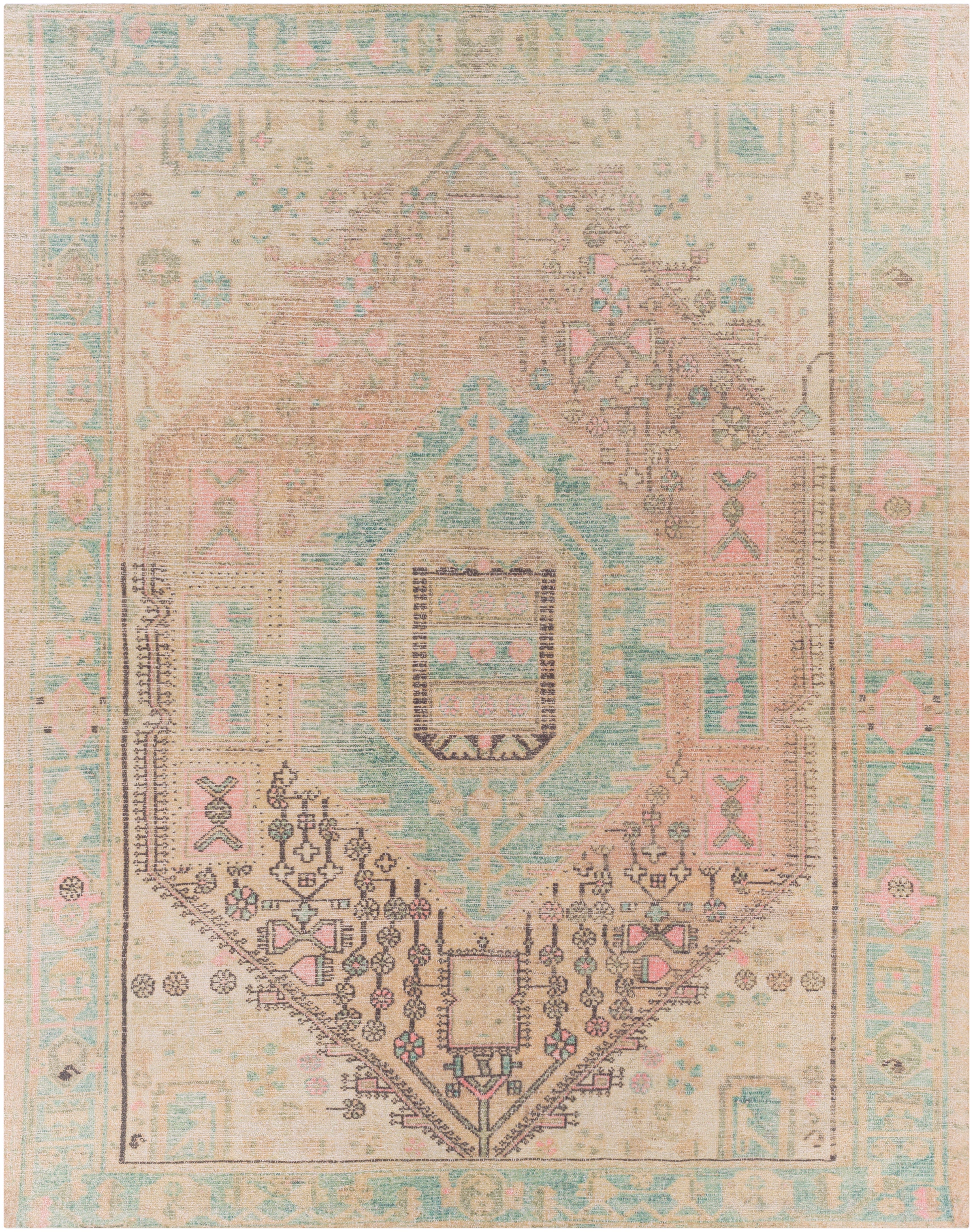 Surya Unique UNQ-2305 Dusty Pink Area Rug by LIVABLISS