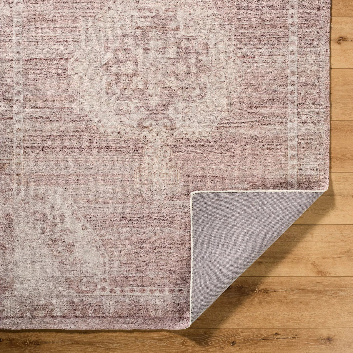 Unique UNQ-2317 Dusty-Rose Area Rug by LIVABLISS