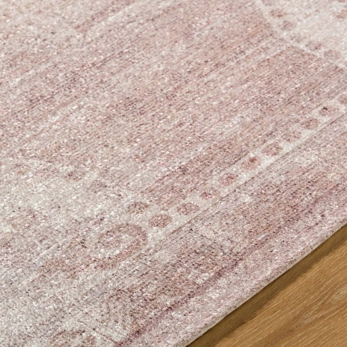 Unique UNQ-2317 Dusty-Rose Area Rug by LIVABLISS