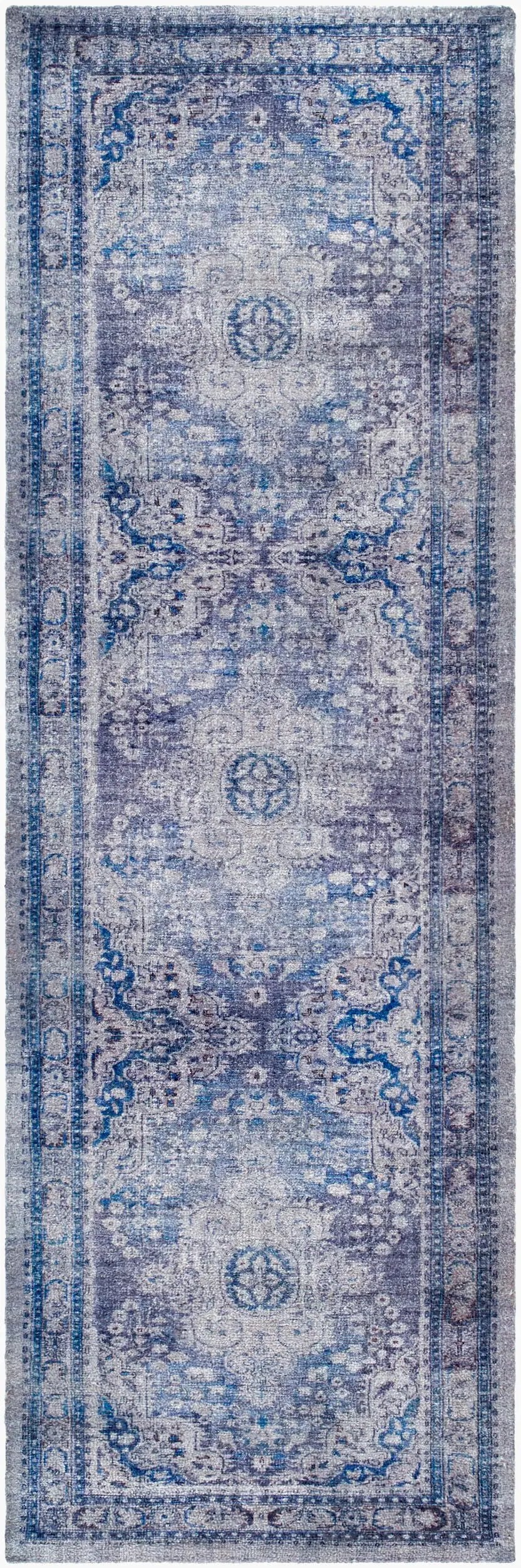 LIVABLISS Unique UNQ-2318 Cobalt Area Rug