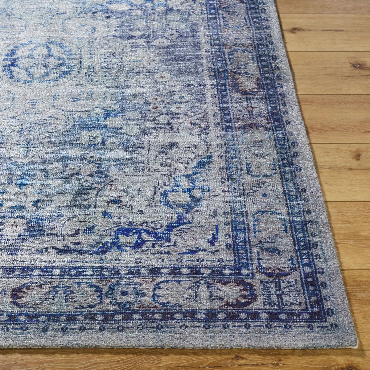 LIVABLISS Unique UNQ-2318 Cobalt Area Rug