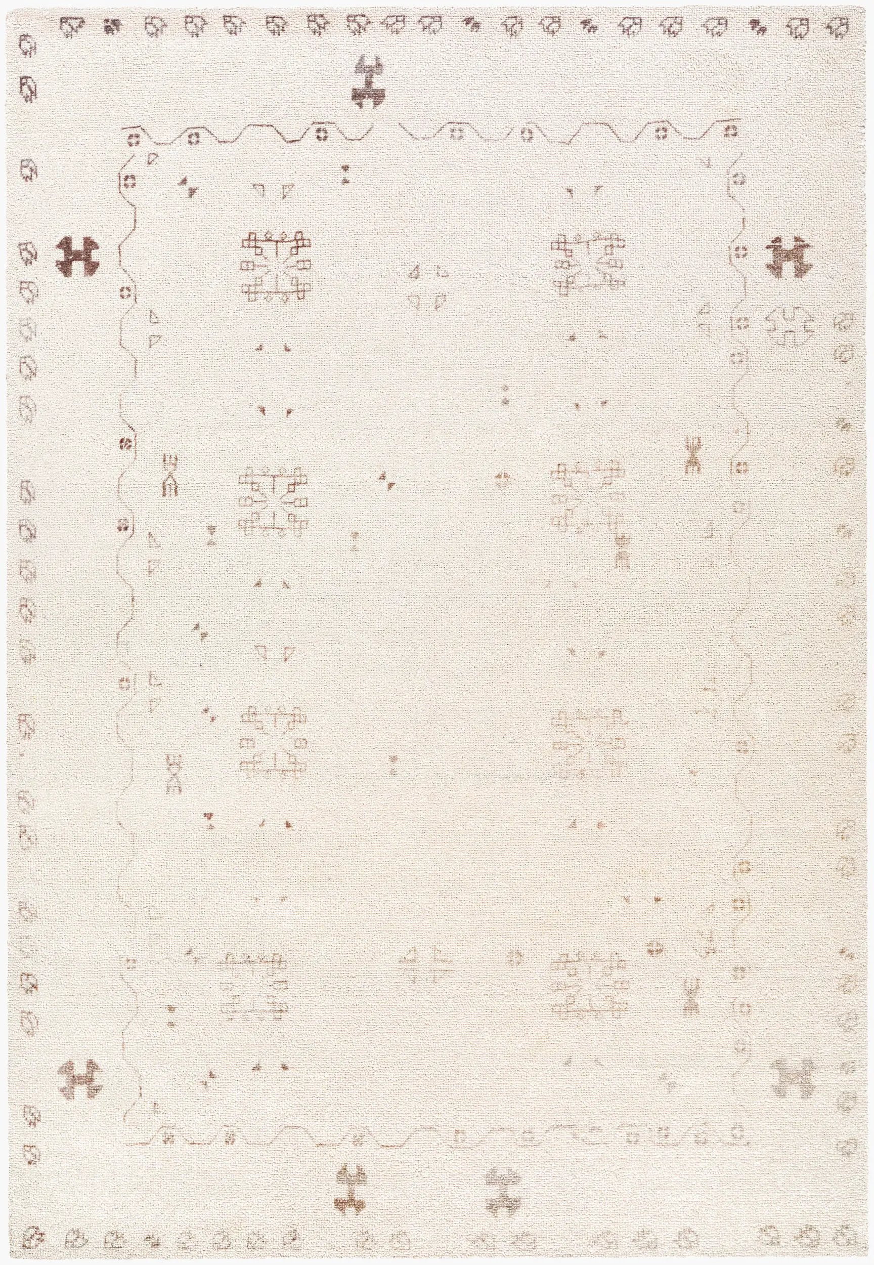Unique UNQ-2322 Ivory Area Rug by LIVABLISS