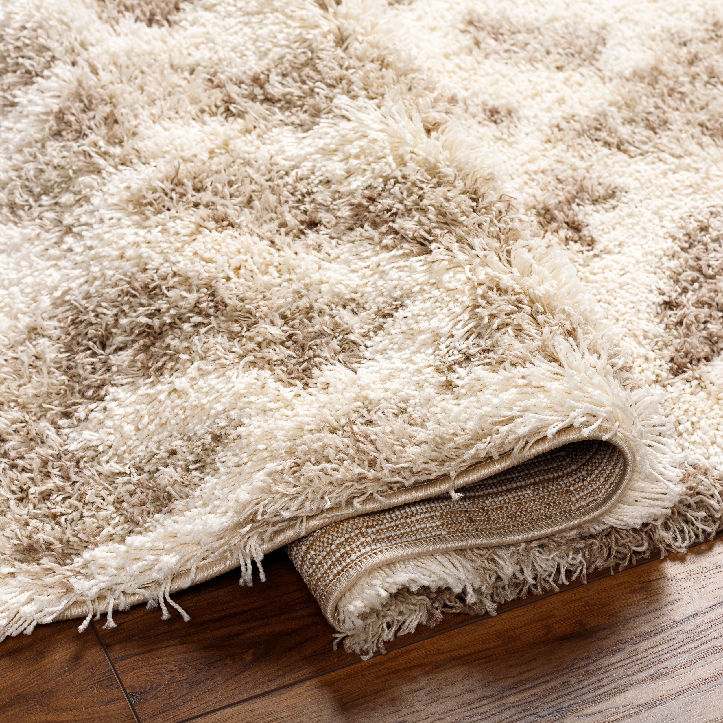 Surya Urban Shag USG-2323 Beige Area Rug by LIVABLISS