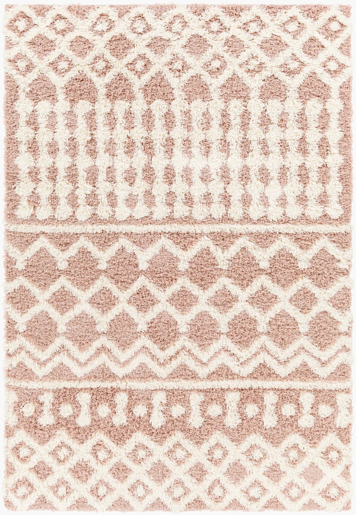 LIVABLISS Urban Shag USG-2339 Dusty-Pink Area Rug