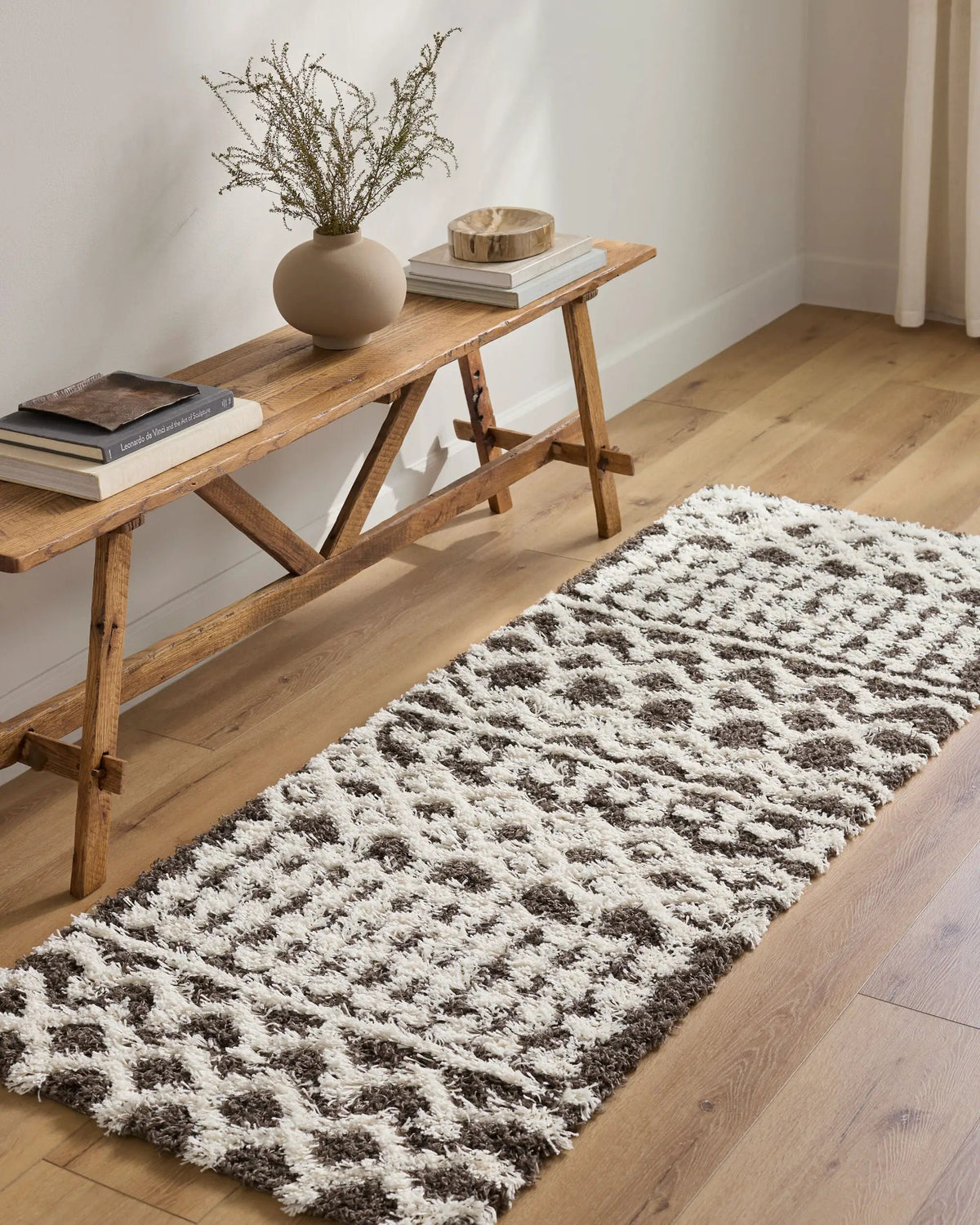LIVABLISS Urban Shag USG-2342 Dark-Brown Area Rug