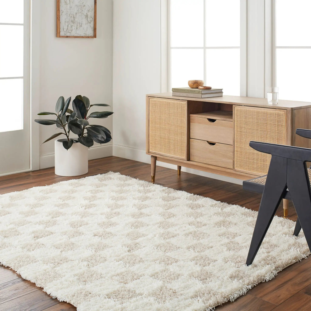 LIVABLISS Urban Shag USG-2350 Beige Area Rug
