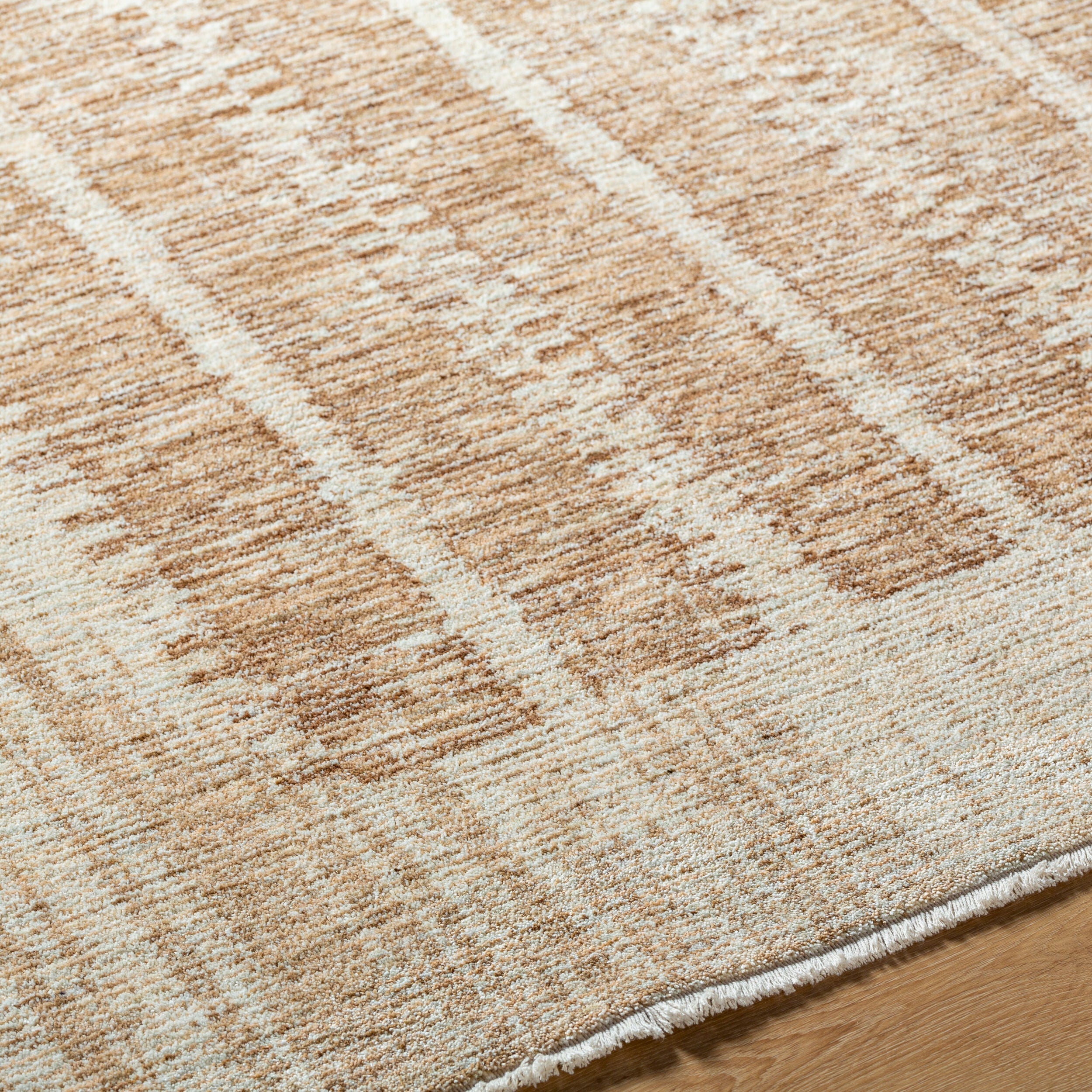 Frank Lloyd Wright Foundation Usonia USO-2302 White Area Rug by LIVABLISS