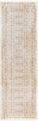 Frank Lloyd Wright Foundation Usonia USO-2304 White Area Rug by LIVABLISS