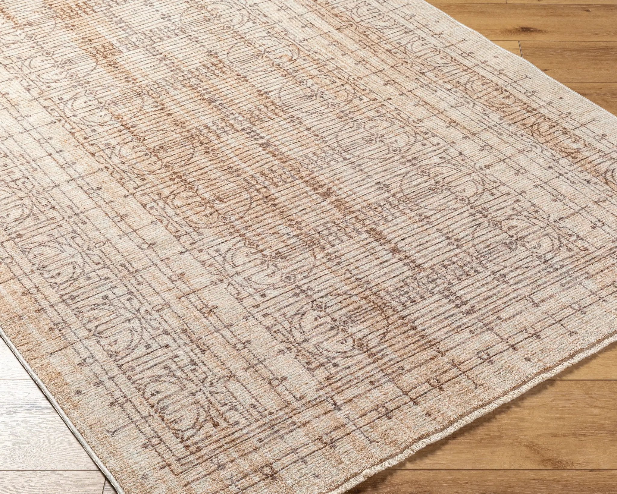 Usonia USO-2304 White Area Rug by Frank Lloyd Wright Foundation x LIVABLISS