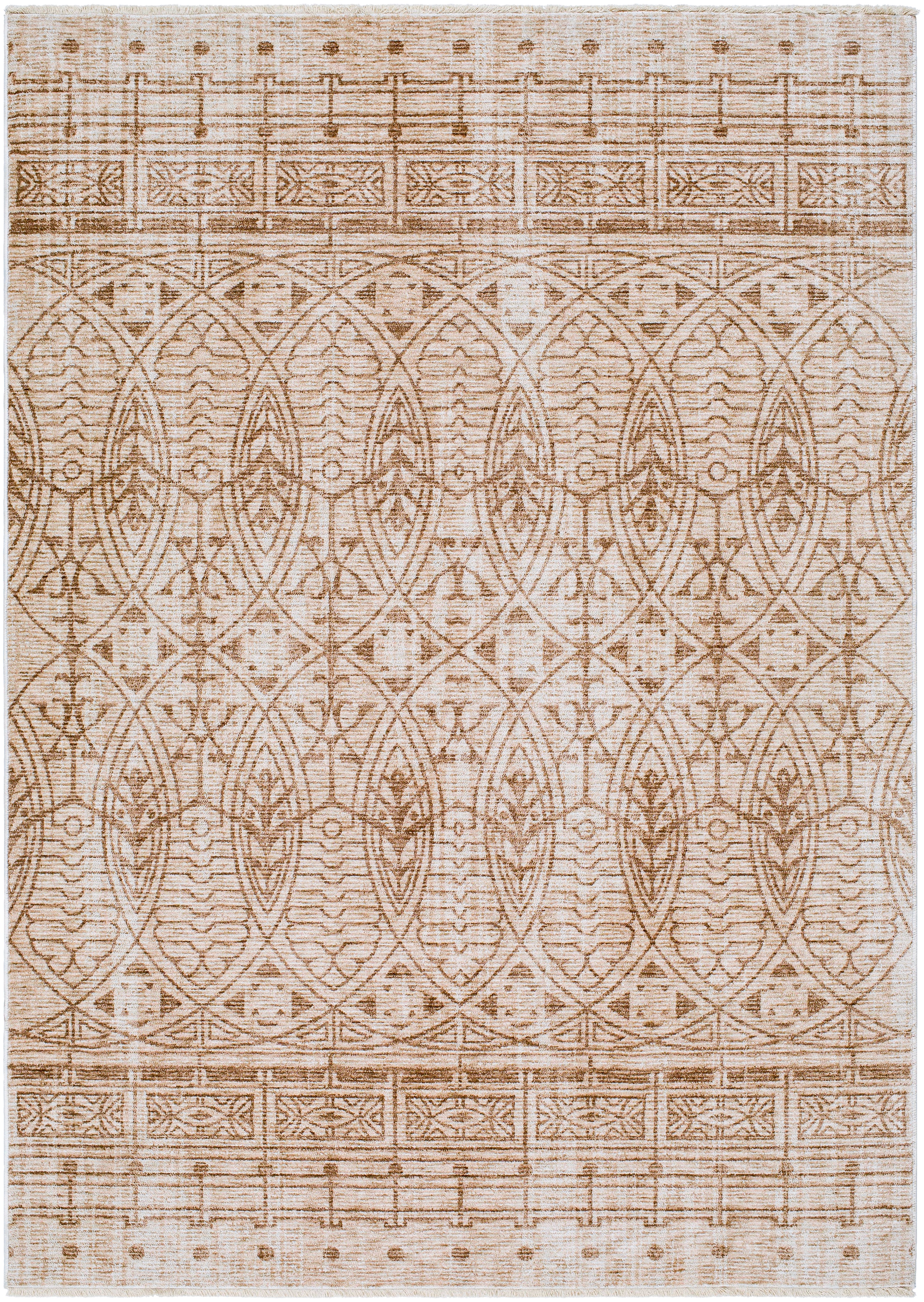 Frank Lloyd Wright Foundation x LIVABLISS Usonia USO-2305 White Area Rug