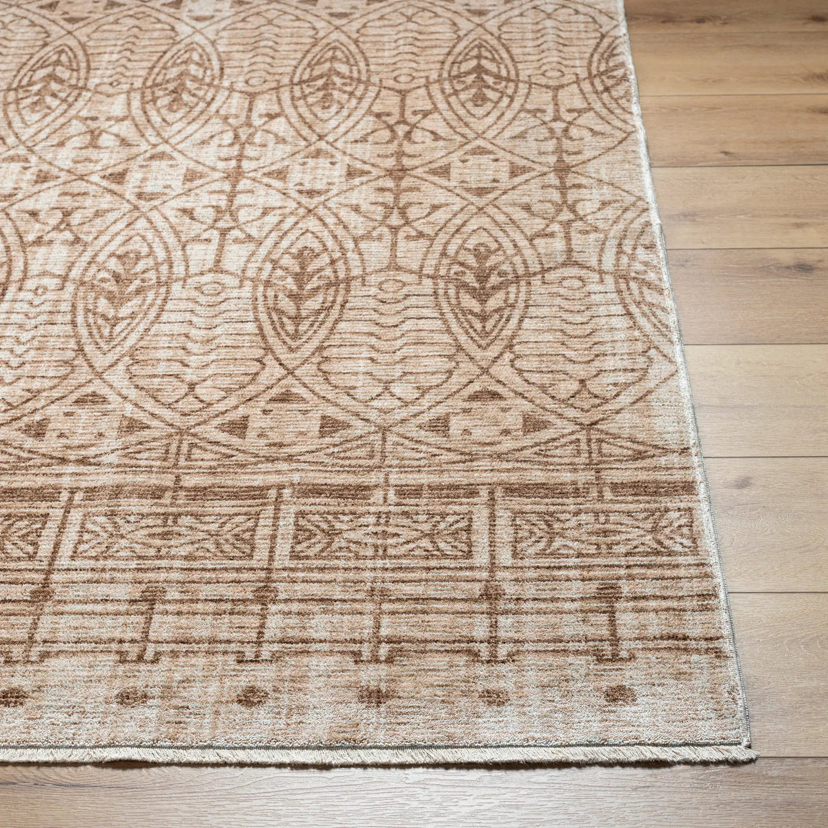 Usonia USO-2305 White Area Rug by Frank Lloyd Wright Foundation x LIVABLISS