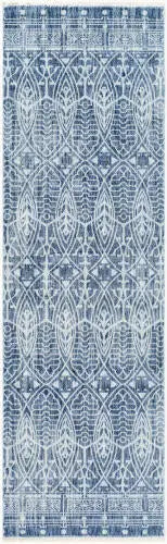 Usonia USO-2306 Ice-Blue Area Rug by Frank Lloyd Wright Foundation x LIVABLISS