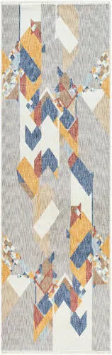 Usonia USO-2307 White Area Rug by Frank Lloyd Wright Foundation x LIVABLISS
