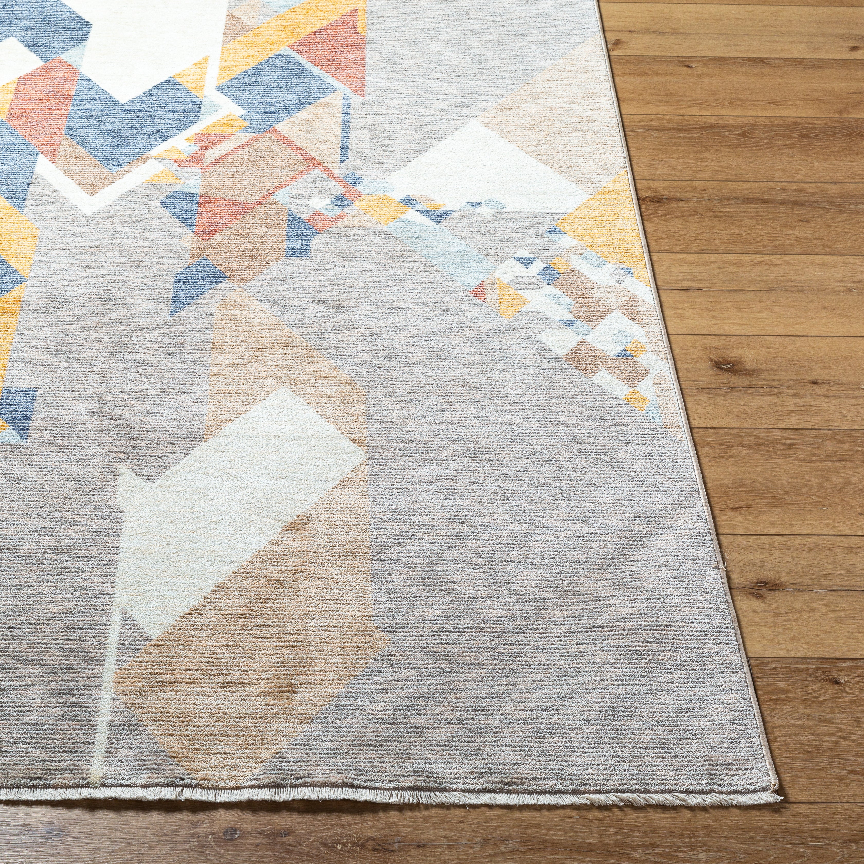 Frank Lloyd Wright Foundation Usonia USO-2307 White Area Rug x LIVABLISS