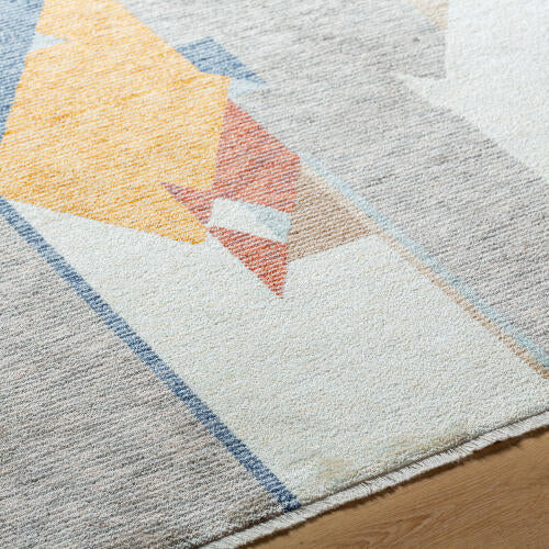 Frank Lloyd Wright Foundation Usonia USO-2307 White Area Rug x LIVABLISS