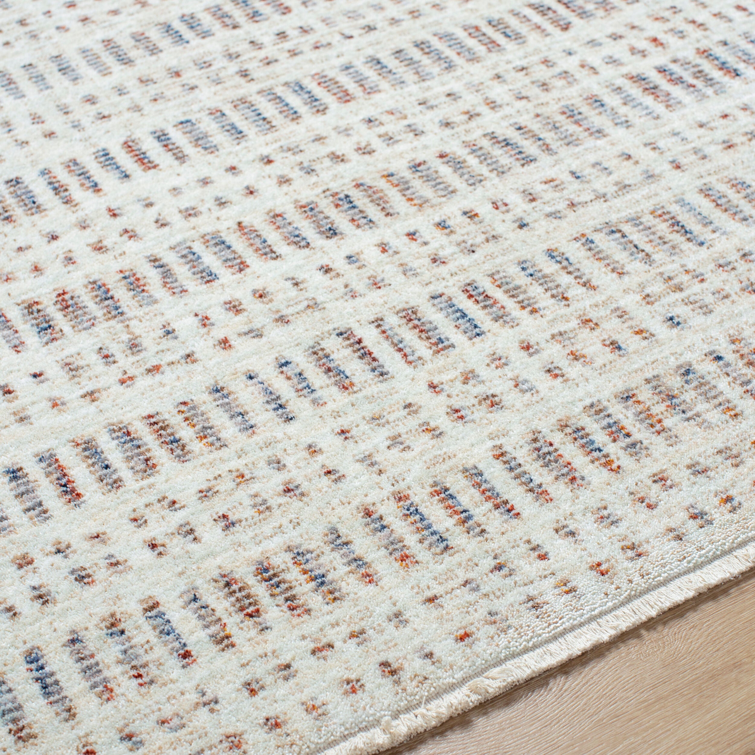 Frank Lloyd Wright Foundation x Livabliss Usonia USO-2308 White Area Rug