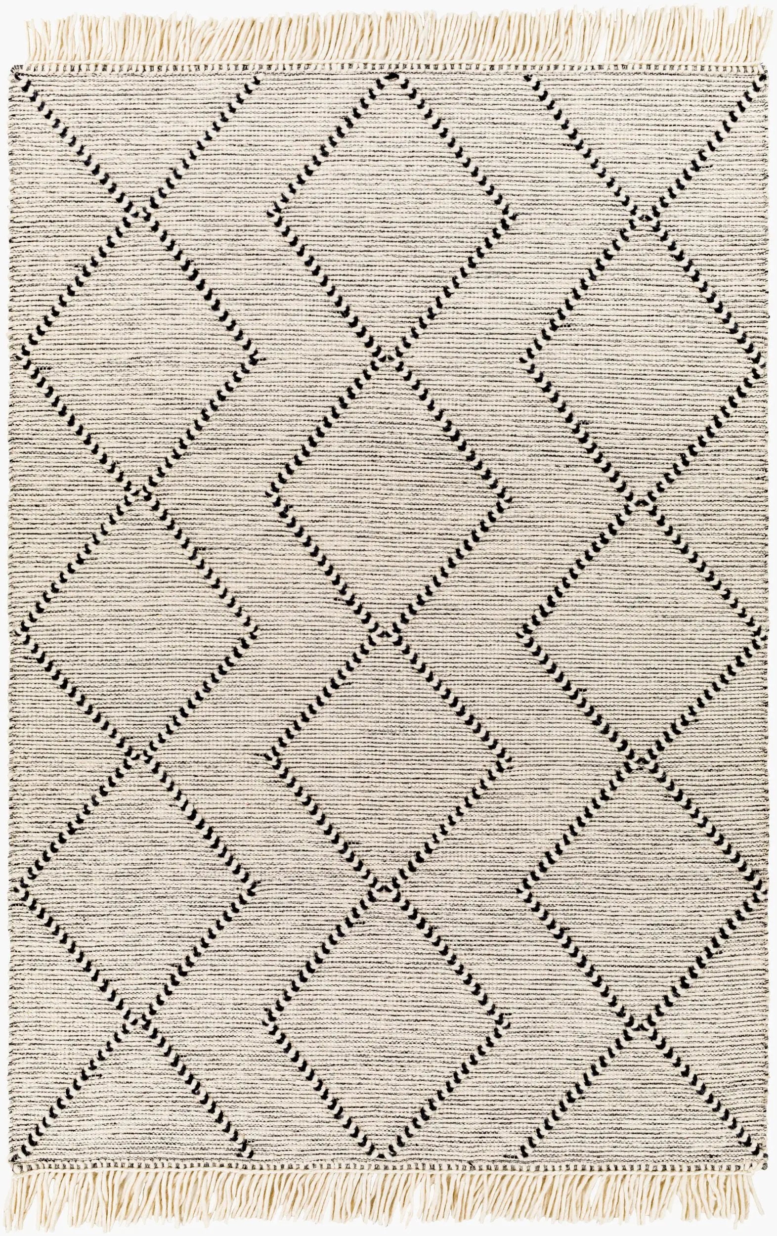 Uttar UTT-2303 Black Area Rug by LIVABLISS