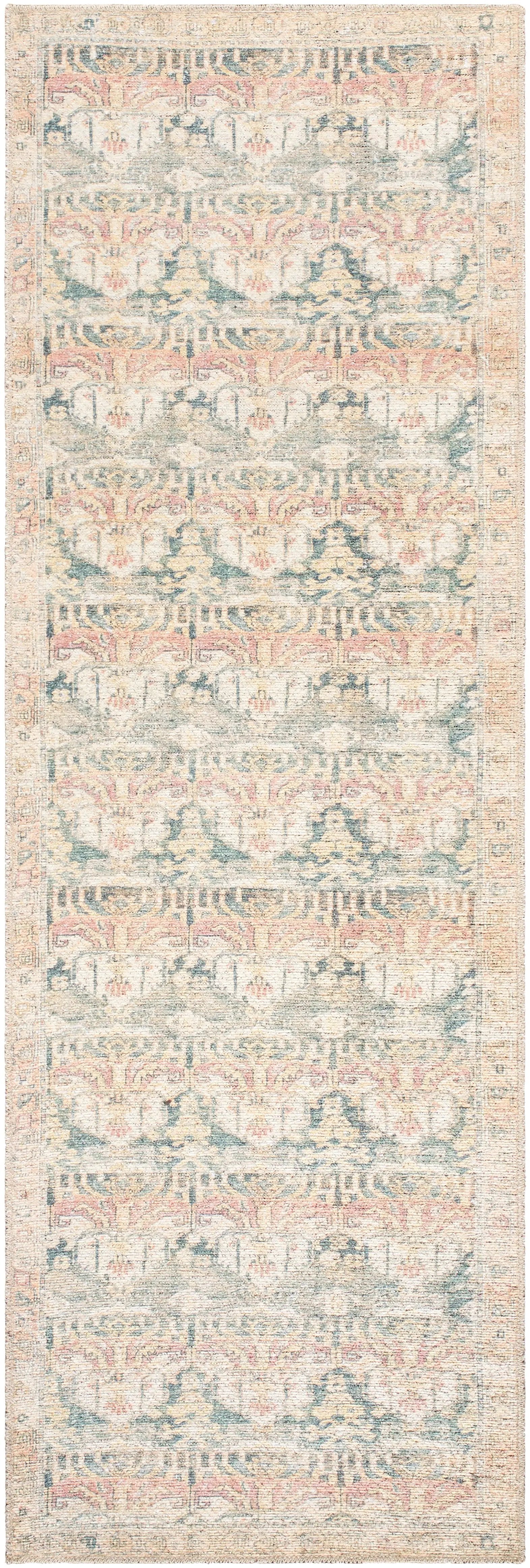 Vinny VNY-2317 Medium-Green Area Rug by LIVABLISS