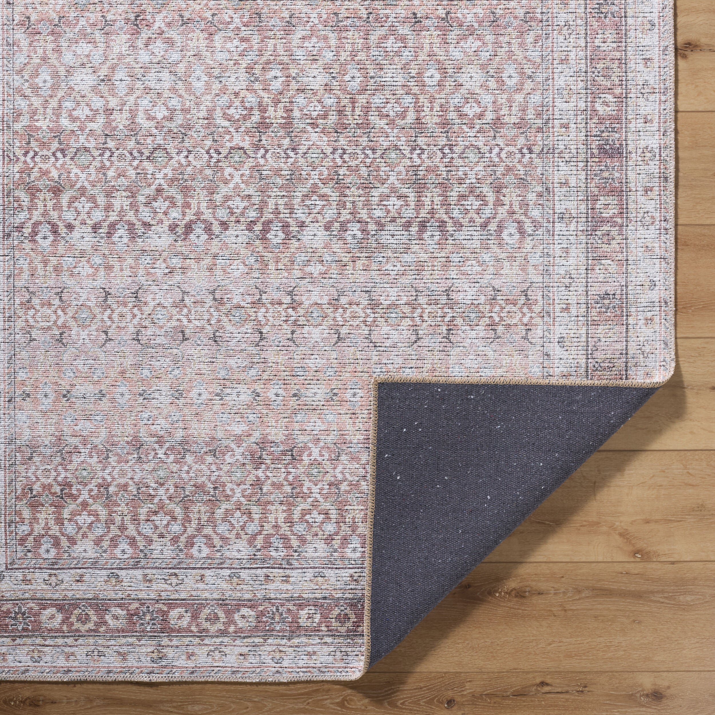 Surya Vinny VNY-2318 Brown Machine Washable Area Rug by LIVABLISS