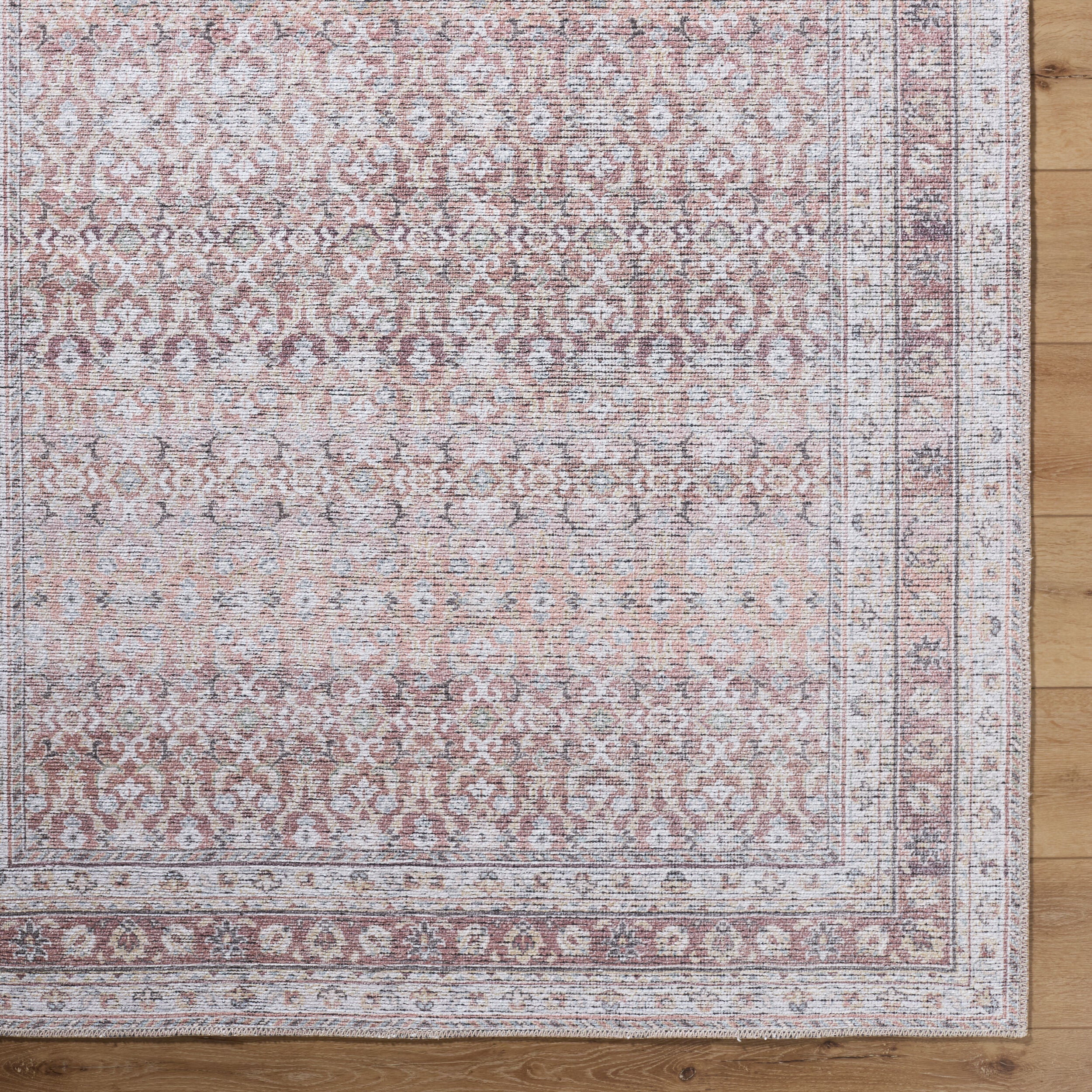 Surya Vinny VNY-2318 Brown Machine Washable Area Rug by LIVABLISS