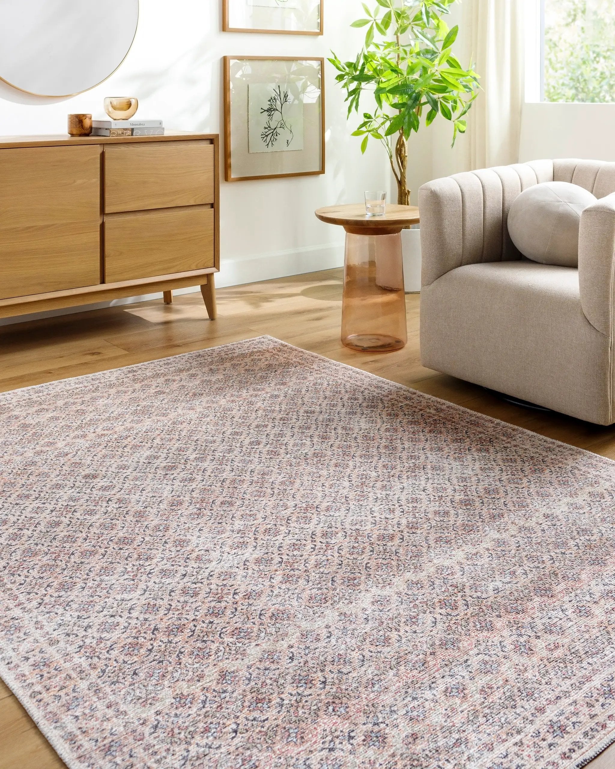 Vinny VNY-2321 Beige Area Rug by LIVABLISS