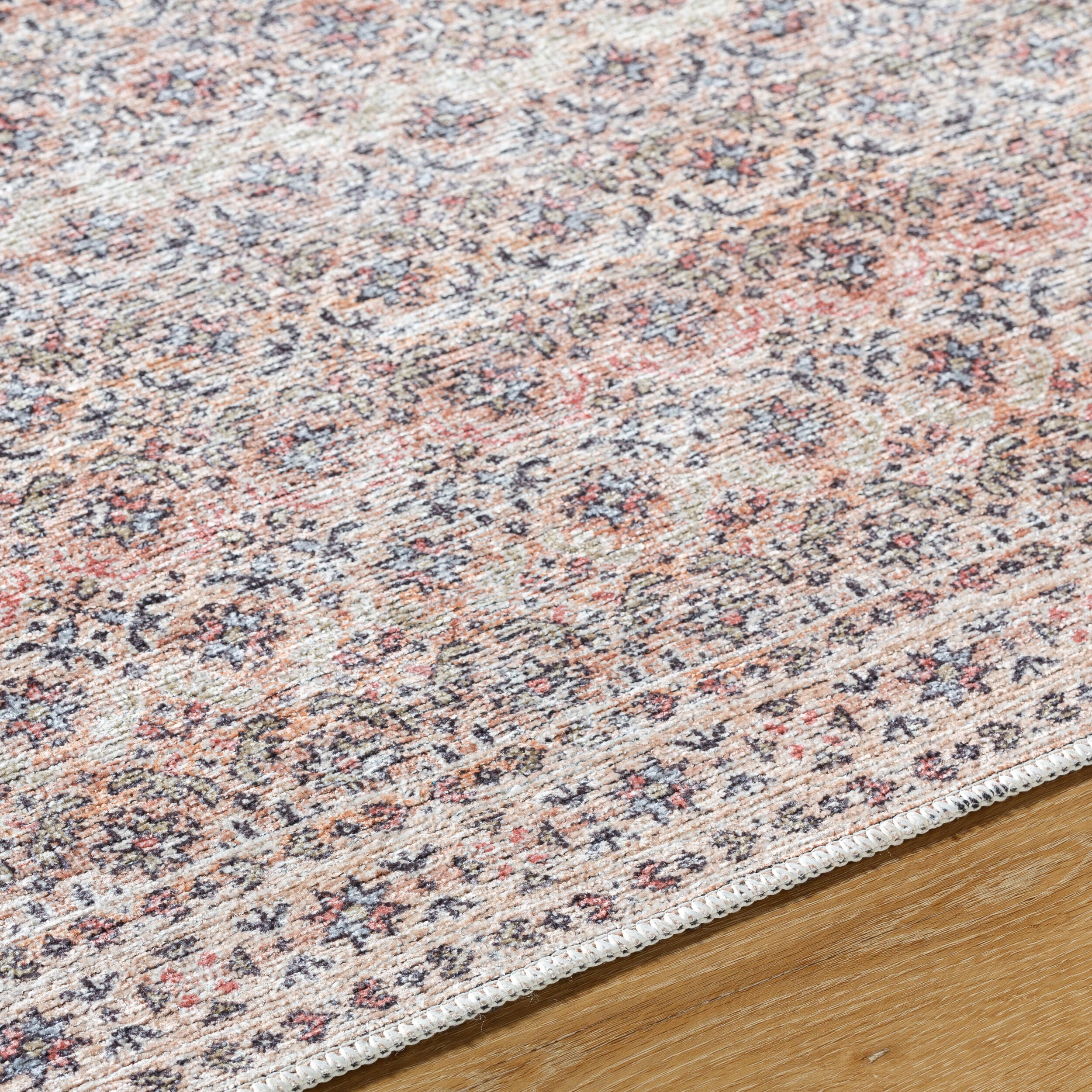 Surya Vinny VNY-2321 Beige Machine Washable Area Rug by LIVABLISS