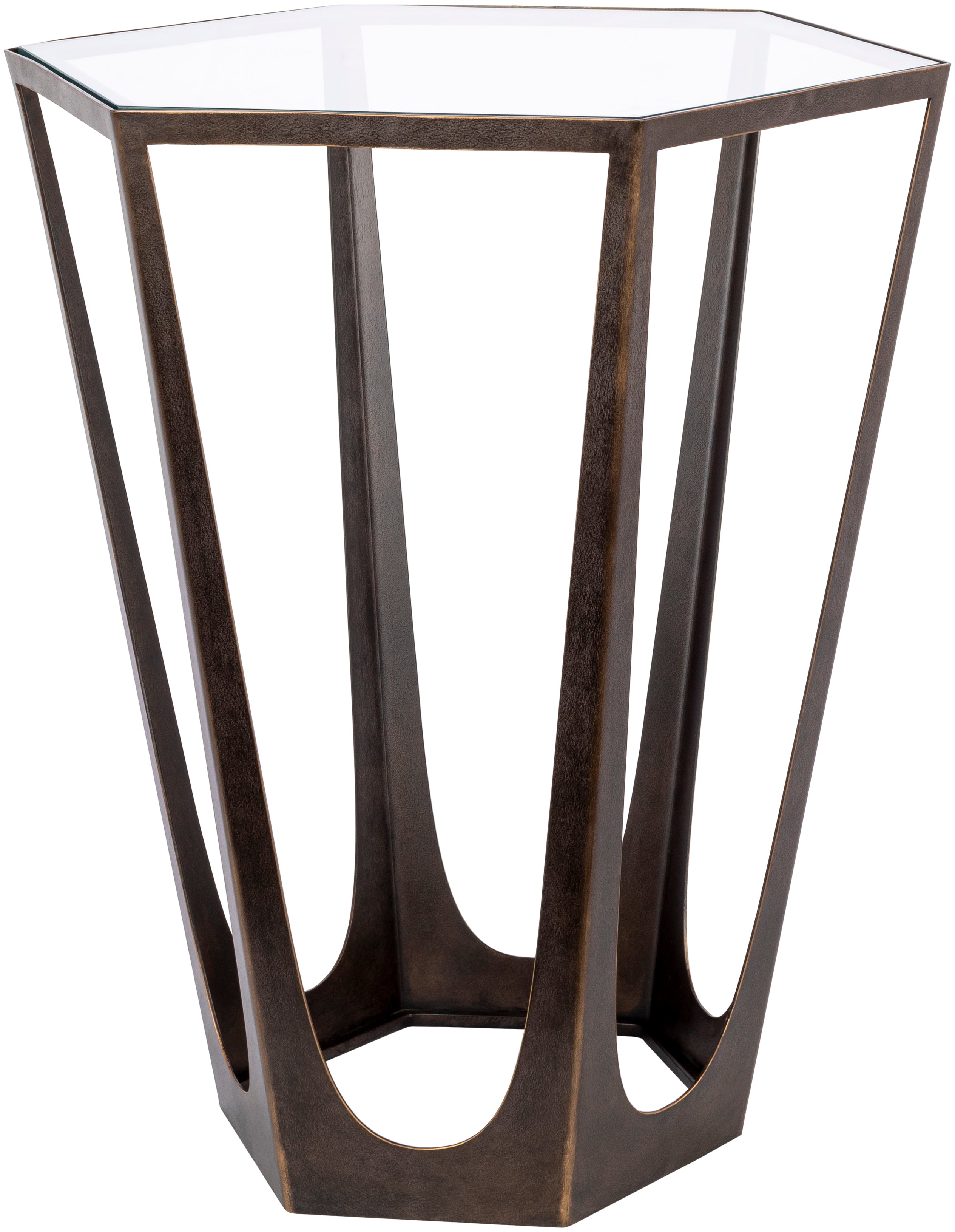 Surya Vortex VTX-001 Furniture End Table by LIVABLISS