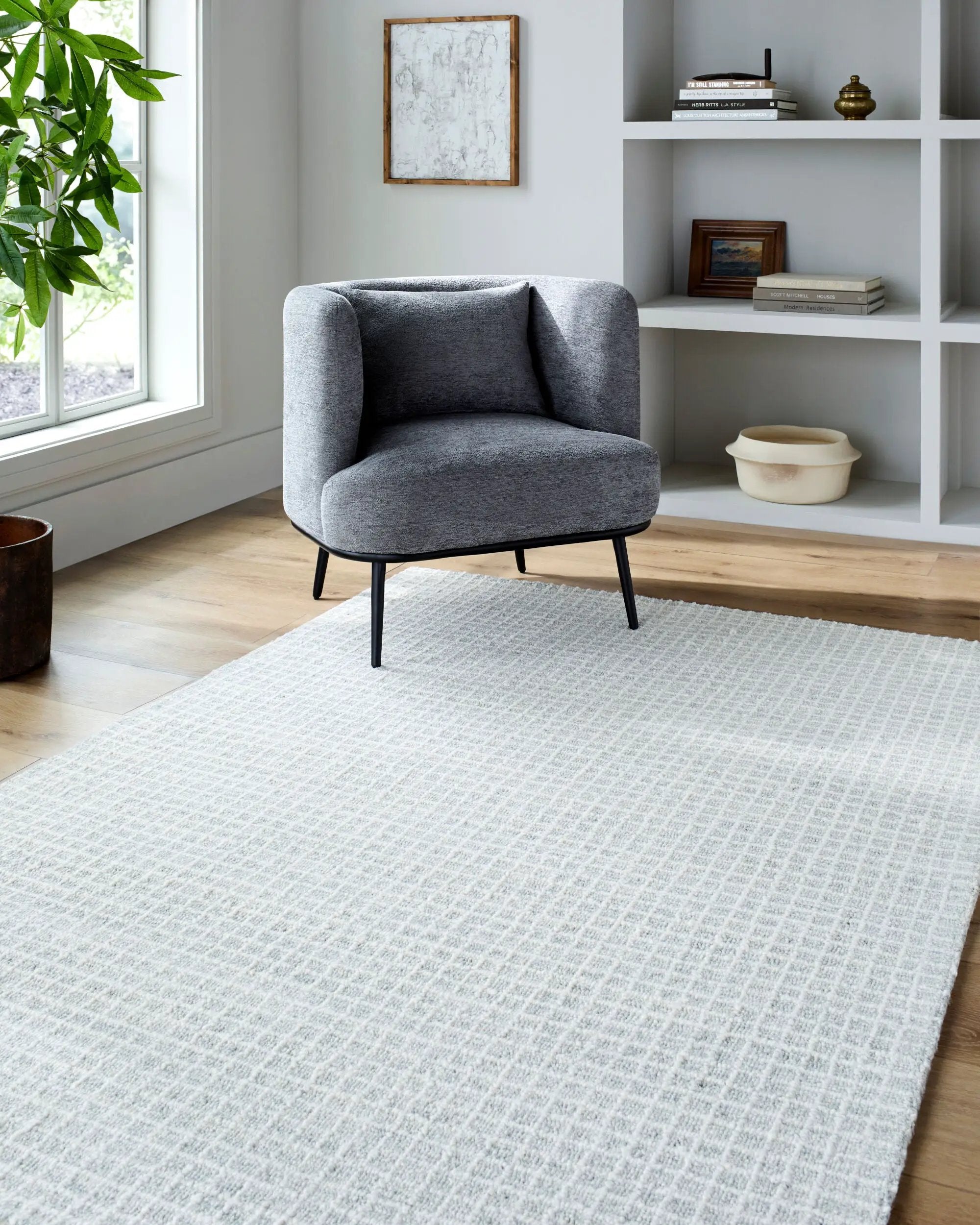 Andreas VVAN-2301 Powder Blue Area Rug by LIVABLISS