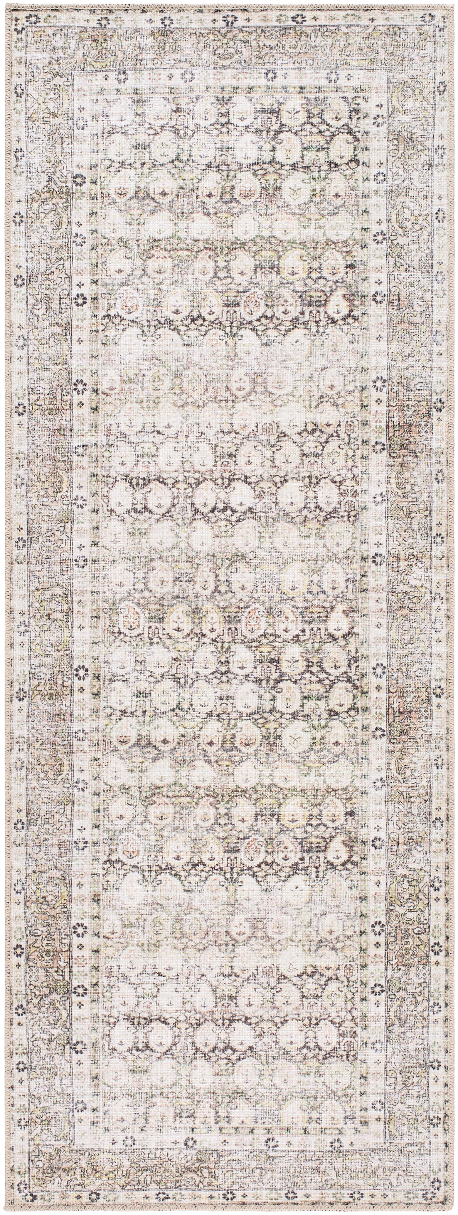 Lorelai VVLO-2300 Dark-Brown Area Rug by LIVABLISS