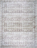 Vivir Lorelai VVLO-2300 Dark Brown Machine Washable Area Rug by LIVABLISS