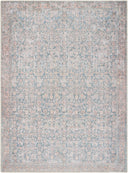 Vivir Lorelai VVLO-2301 Deep Teal Machine Washable Area Rug by LIVABLISS