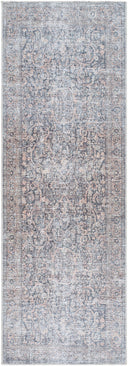 Vivir Lorelai VVLO-2302 Black Machine Washable Area Rug by LIVABLISS