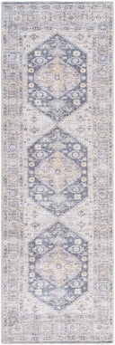 Vivir Lorelai VVLO-2306 Black Machine Washable Area Rug by LIVABLISS