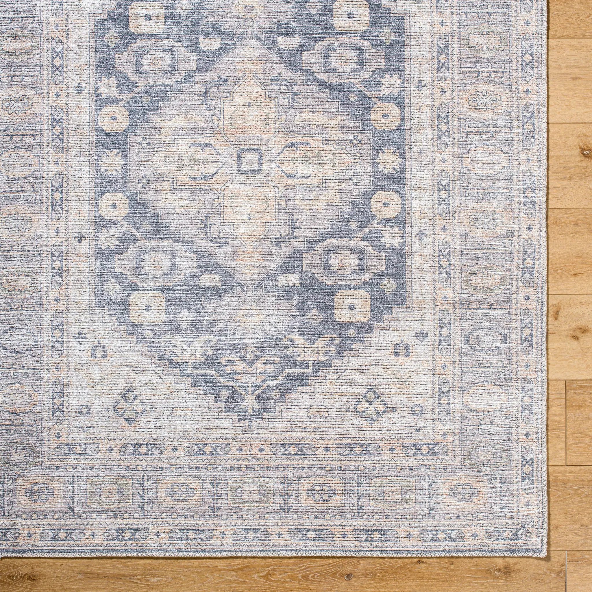 Lorelai VVLO-2306 Black Area Rug by LIVABLISS
