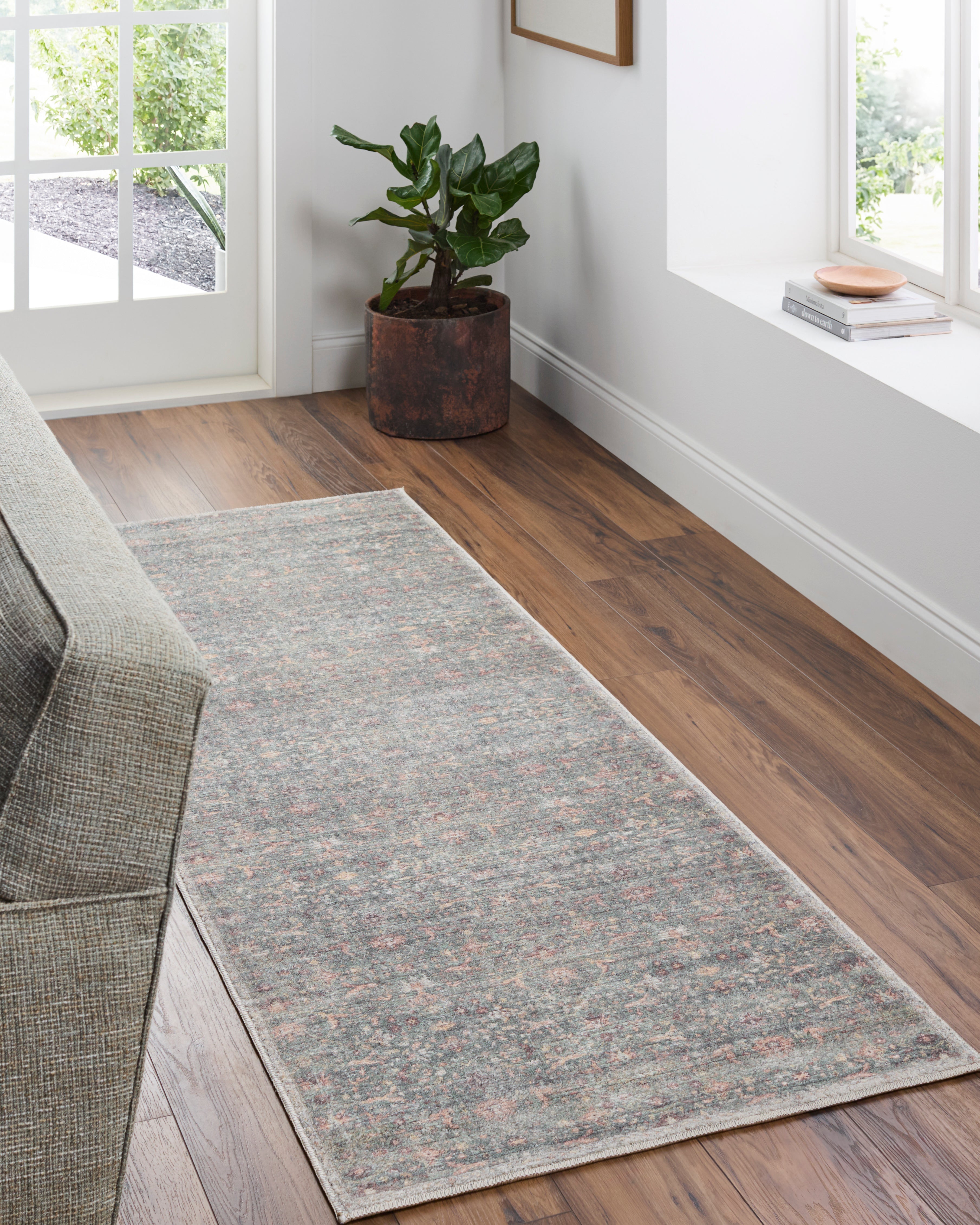 Vivir Mary VVMR-2301 Sage Area Rug by LIVABLISS