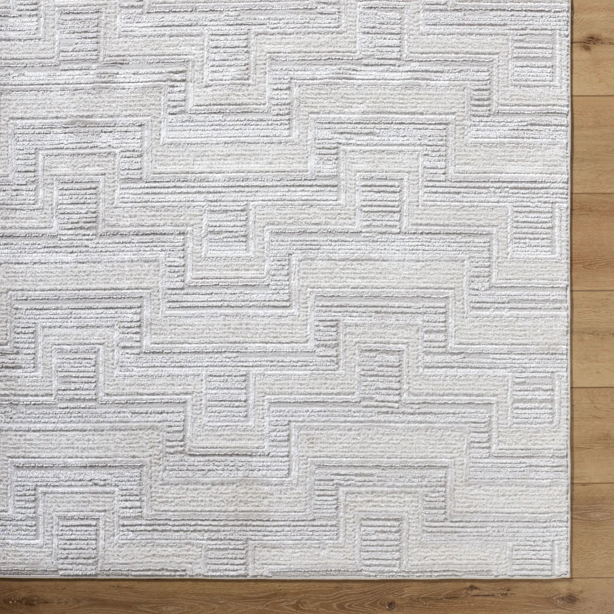 Wolly WOY-2301 Ivory Area Rug by LIVABLISS