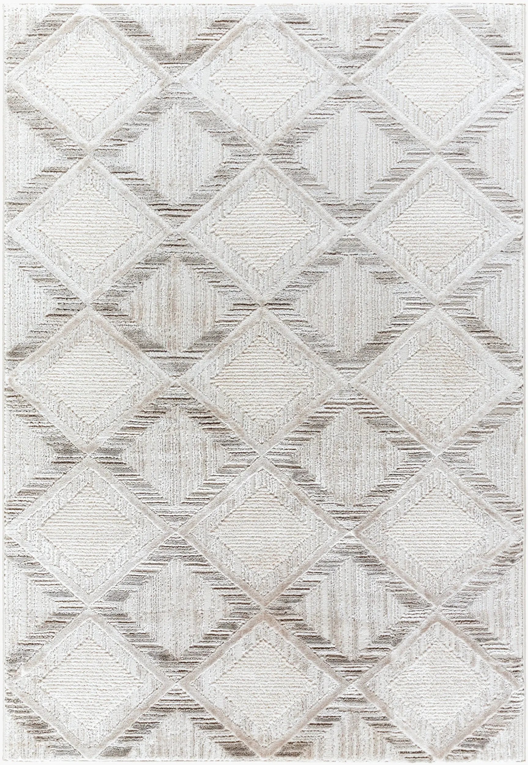 Wolly WOY-2302 Ivory Area Rug by LIVABLISS