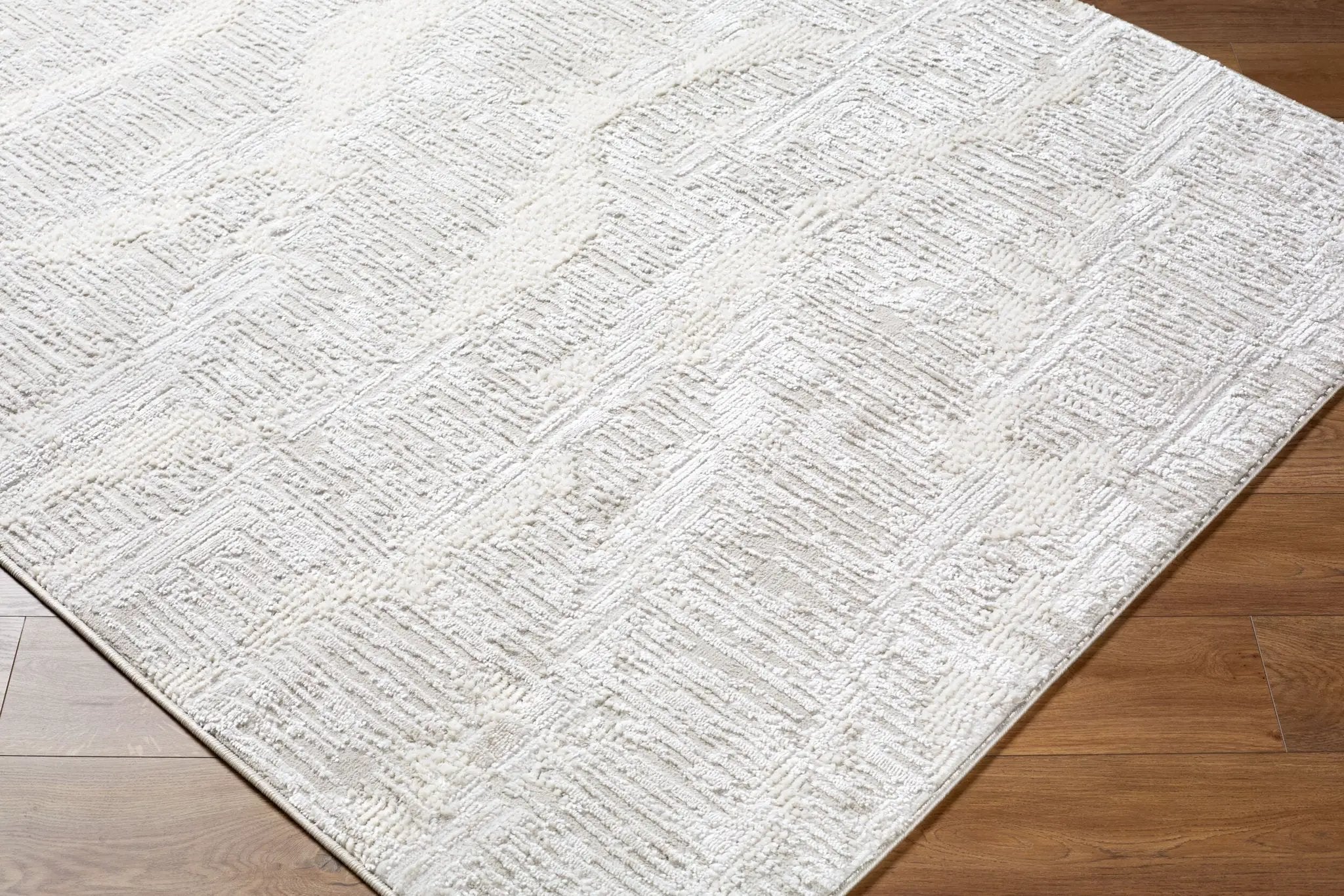 Wolly WOY-2306 Ivory Area Rug by LIVABLISS