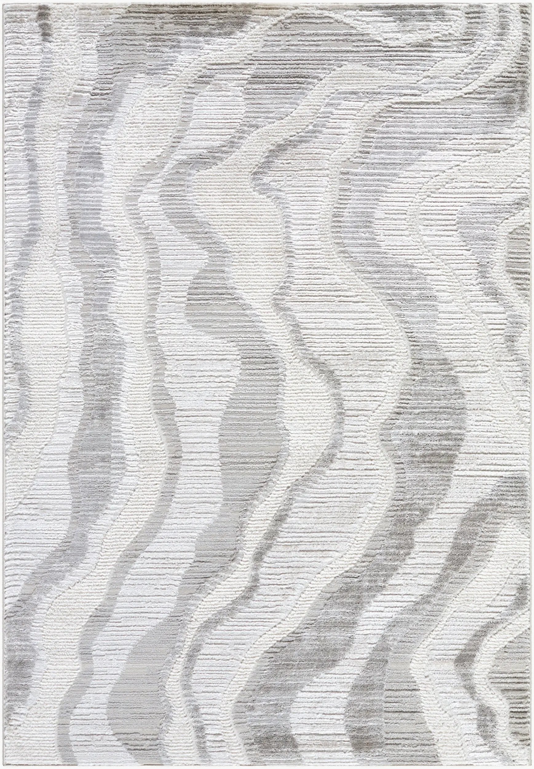Wolly WOY-2307 White Area Rug by LIVABLISS
