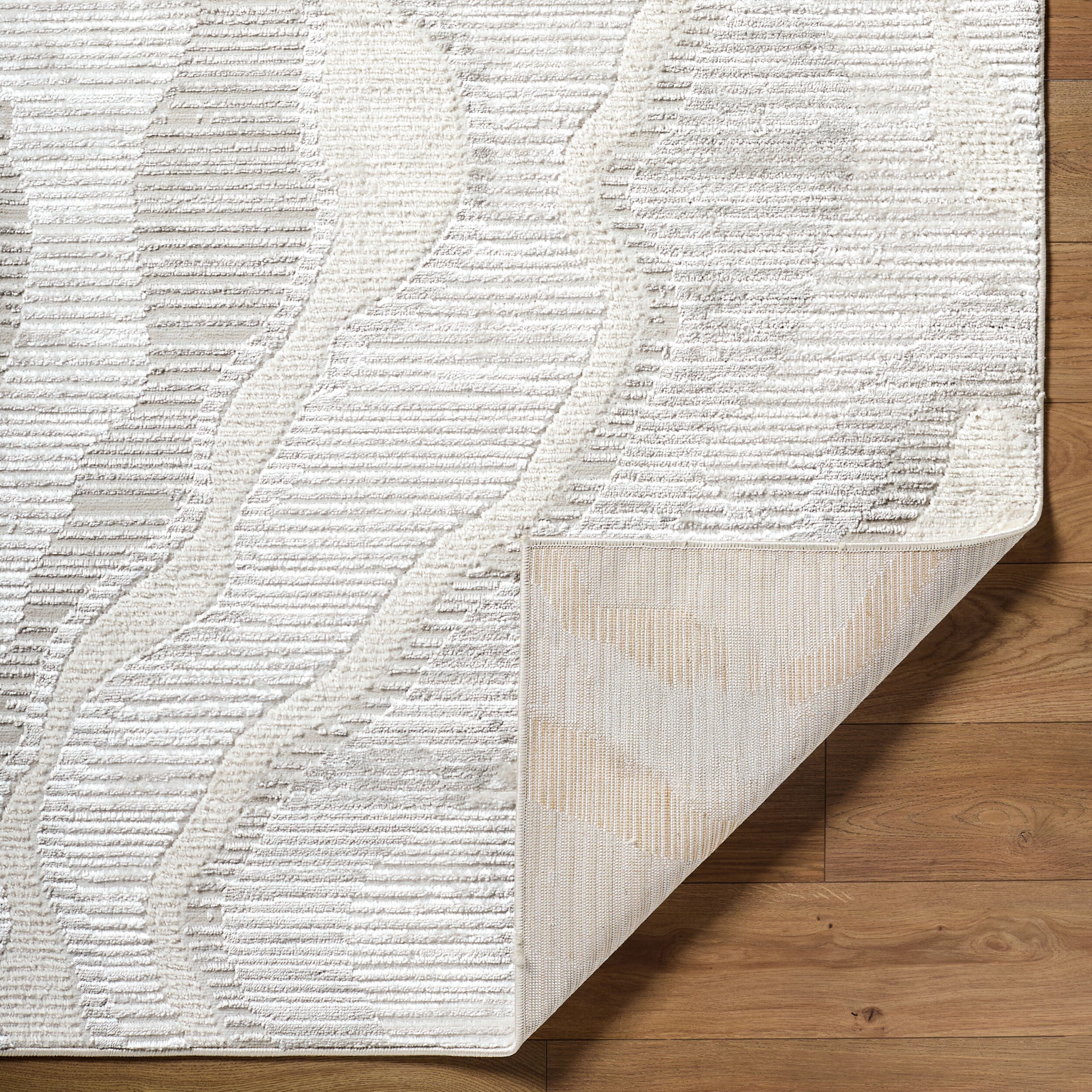 Surya Wolly WOY-2307 White Area Rug by LIVABLISS