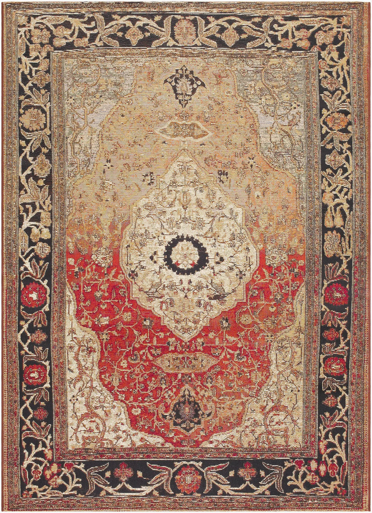LIVABLISS Warsaw WSW-2303 Crimson Area Rug